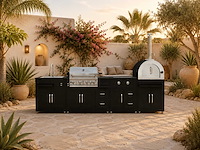 Field outdoor black collection 5-delige buitenkeuken - afbeelding 1 van  8