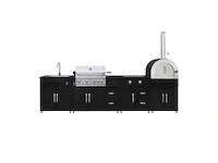 Field outdoor black collection 5-delige buitenkeuken - afbeelding 2 van  8
