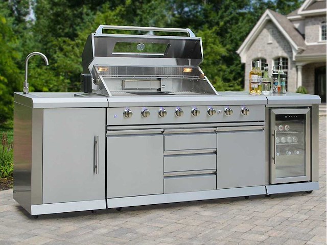 Field outdoor stainless collection 3-delige buitenkeuken - afbeelding 1 van  18