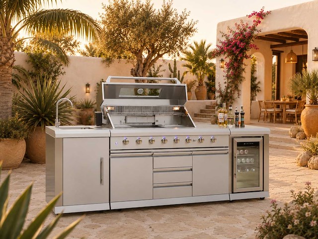 Field outdoor stainless collection 3-delige buitenkeuken - afbeelding 1 van  10