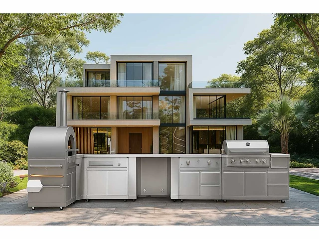 Field outdoor stainless collection 7-delige buitenkeuken - afbeelding 1 van  37
