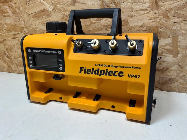 Fieldpiece 6cfm runquick vacuumpomp - afbeelding 2 van  12