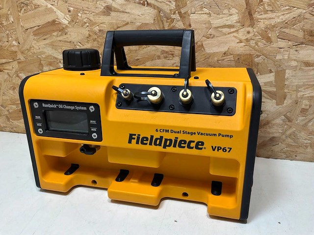 Fieldpiece 6cfm runquick vacuumpomp - afbeelding 3 van  12