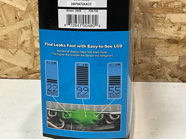 Fieldpiece dr58 koelmiddellekdetector met verwarmde diode - afbeelding 5 van  5