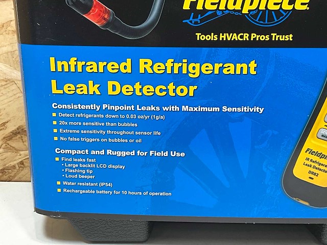 Fieldpiece dr82 infrarood koelmiddellekdetector - afbeelding 3 van  6