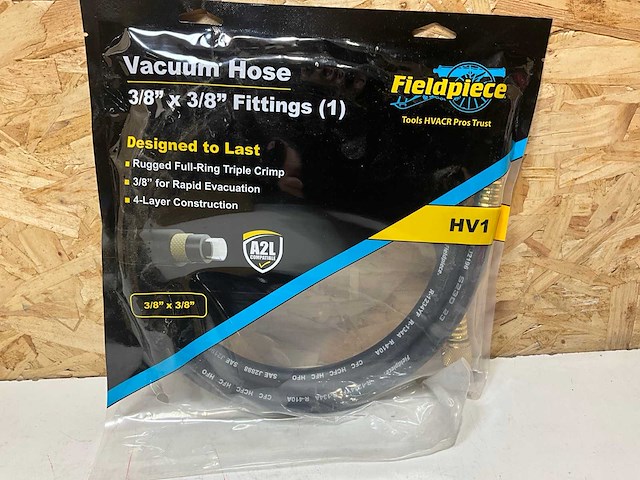 Fieldpiece hv1 set 6 slangmarkeringen pers/zuig/vacuümslang (2xr 2xb 2xg) - afbeelding 1 van  6