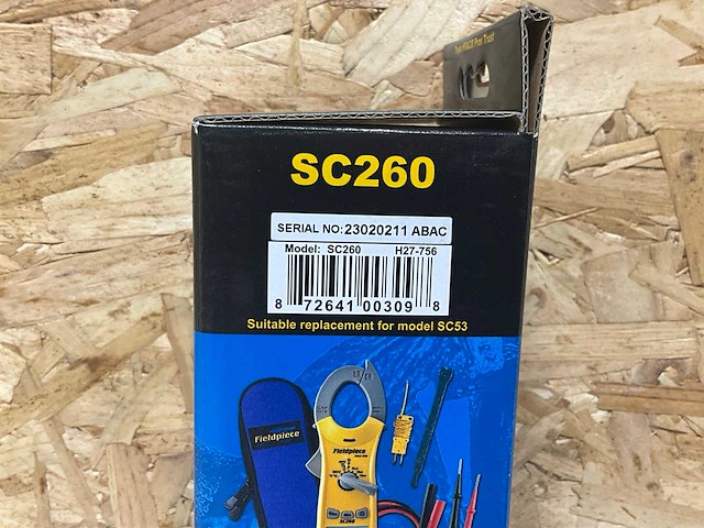 Fieldpiece sc260 compacte klemmeter - afbeelding 3 van  7