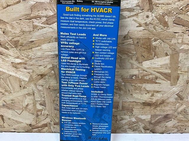 Fieldpiece sc680 draaibare klemmeter job link - afbeelding 7 van  7