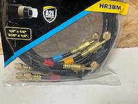 Fieldpiece slangen r/b= 5/16" x 1/4" g= 1/4" x 1/4 (3x afsl.) l=150cm - afbeelding 2 van  7