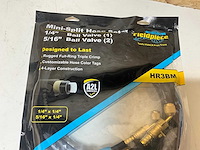 Fieldpiece slangen r/b= 5/16" x 1/4" g= 1/4" x 1/4 (3x afsl.) l=150cm - afbeelding 3 van  7