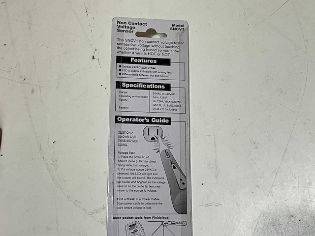 Fieldpiece spanningszoeker (2x) - afbeelding 3 van  4