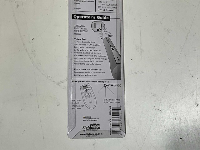 Fieldpiece spanningszoeker (2x) - afbeelding 4 van  4
