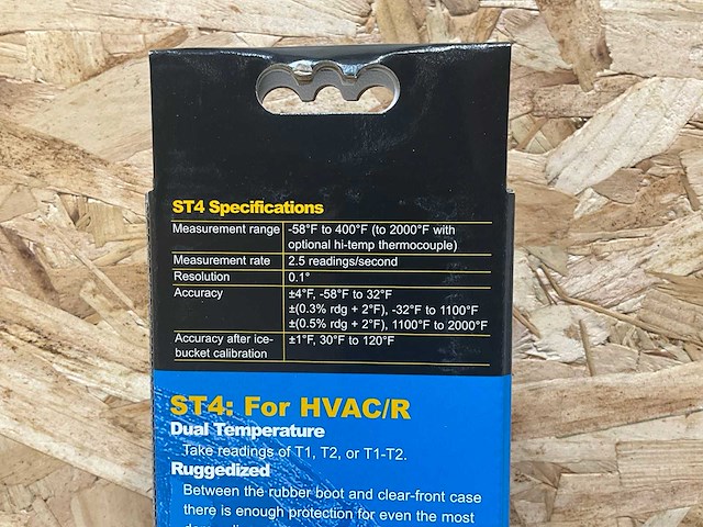 Fieldpiece st4 dubbele thermometer (2x) - afbeelding 6 van  8