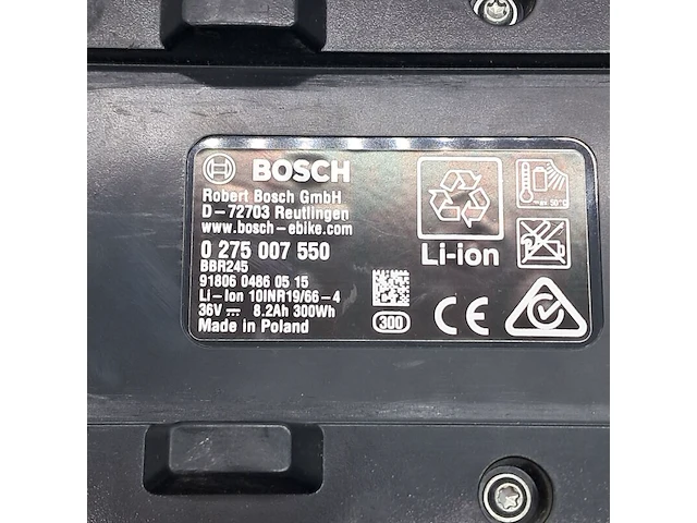 Fiets accu, bosch, 0275007550 - afbeelding 3 van  6