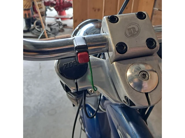 Fiets met hulpmotor / snorbrommer, nirve, switchblade 199, blauw, 2004 - afbeelding 3 van  26
