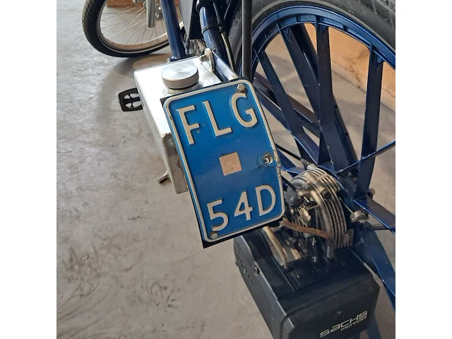 Fiets met hulpmotor / snorbrommer, nirve, switchblade 199, blauw, 2004 - afbeelding 9 van  26