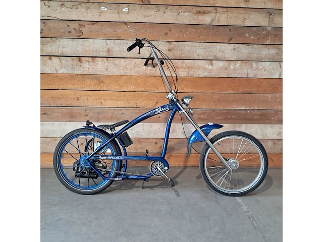 Fiets met hulpmotor / snorbrommer, nirve, switchblade 199, blauw, 2004 - afbeelding 1 van  26