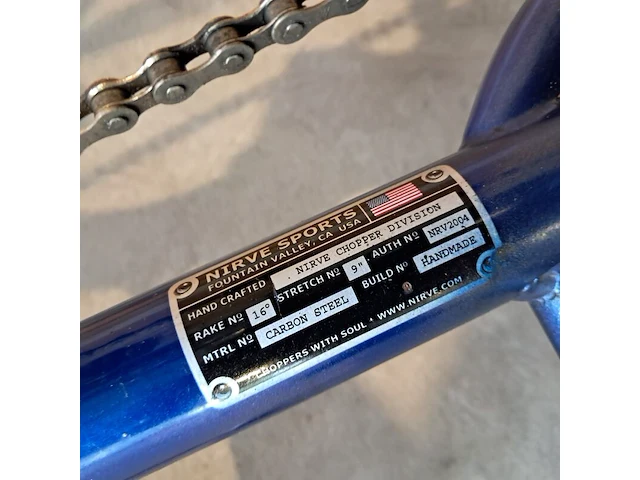 Fiets met hulpmotor / snorbrommer, nirve, switchblade 199, blauw, 2004 - afbeelding 13 van  26
