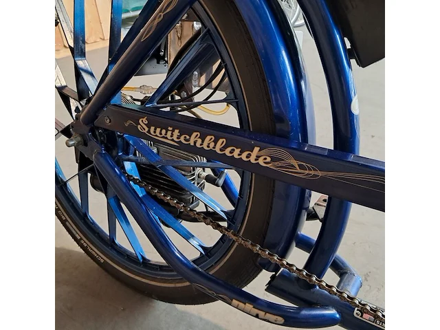 Fiets met hulpmotor / snorbrommer, nirve, switchblade 199, blauw, 2004 - afbeelding 15 van  26