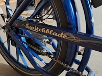 Fiets met hulpmotor / snorbrommer, nirve, switchblade 199, blauw, 2004 - afbeelding 15 van  26