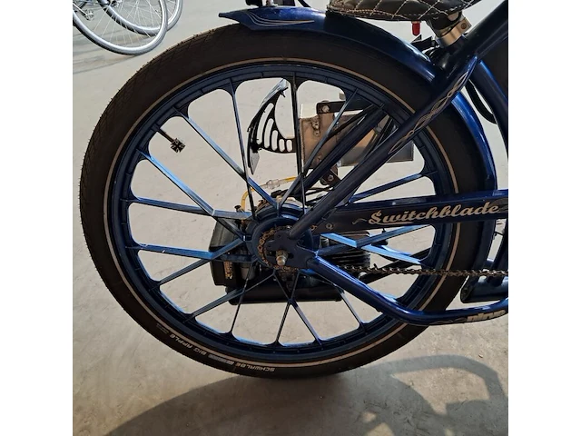 Fiets met hulpmotor / snorbrommer, nirve, switchblade 199, blauw, 2004 - afbeelding 16 van  26