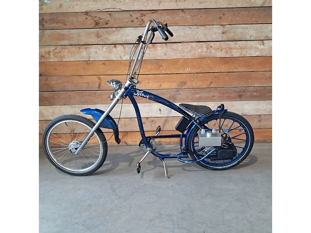 Fiets met hulpmotor / snorbrommer, nirve, switchblade 199, blauw, 2004 - afbeelding 12 van  26