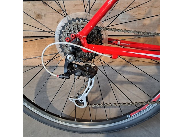 Fiets, trek, fx hybride, rood - afbeelding 9 van  19