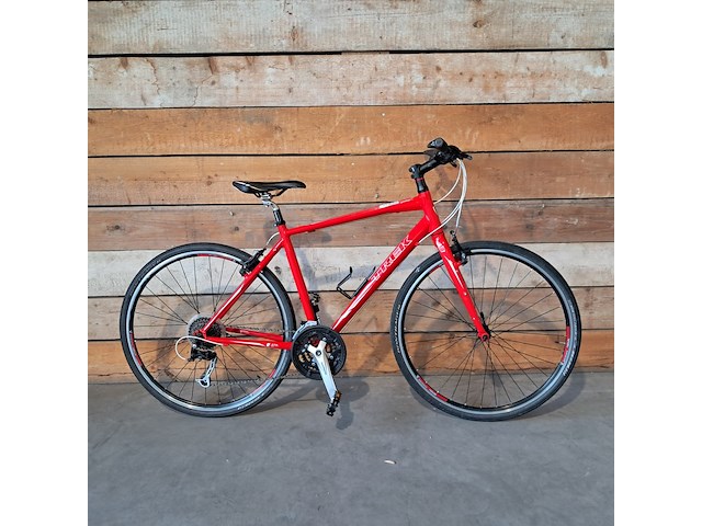 Fiets, trek, fx hybride, rood - afbeelding 1 van  19
