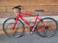 Fiets, trek, fx hybride, rood - afbeelding 12 van  19