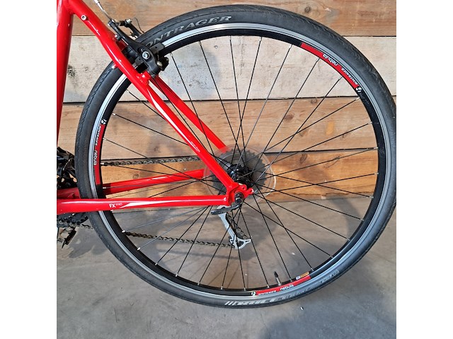Fiets, trek, fx hybride, rood - afbeelding 14 van  19