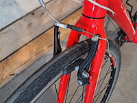 Fiets, trek, fx hybride, rood - afbeelding 18 van  19