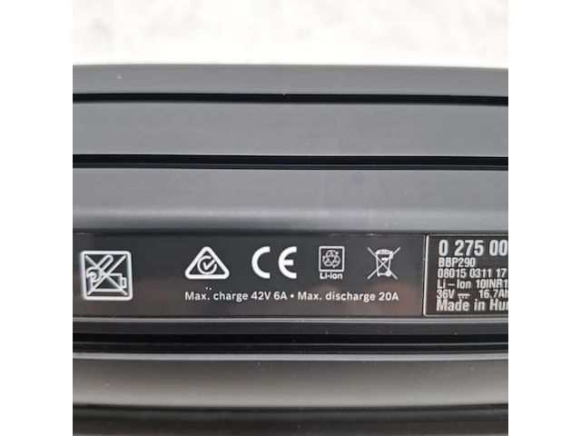 Fietsaccu, bosch, 0 275 007 543 - afbeelding 4 van  7
