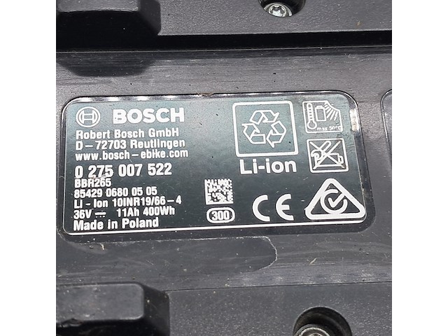 Fietsaccu, bosch, powerpack 400 - afbeelding 12 van  14