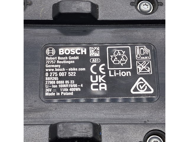 Fietsaccu, bosch, powerpack 400 - afbeelding 4 van  5