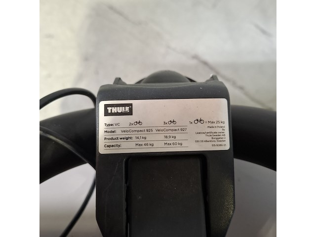 Fietsendrager, thule, vc - afbeelding 12 van  12