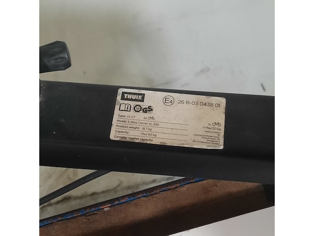 Fietsendrager, thule, vs xt e-bike carrier xl955 - afbeelding 3 van  12