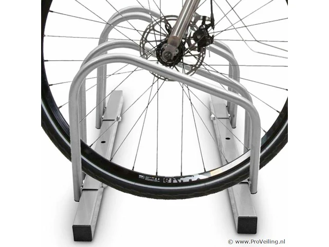 Fietsenrek geschikt voor 4 fietsen 121 x 33 x 28 cm - afbeelding 4 van  6