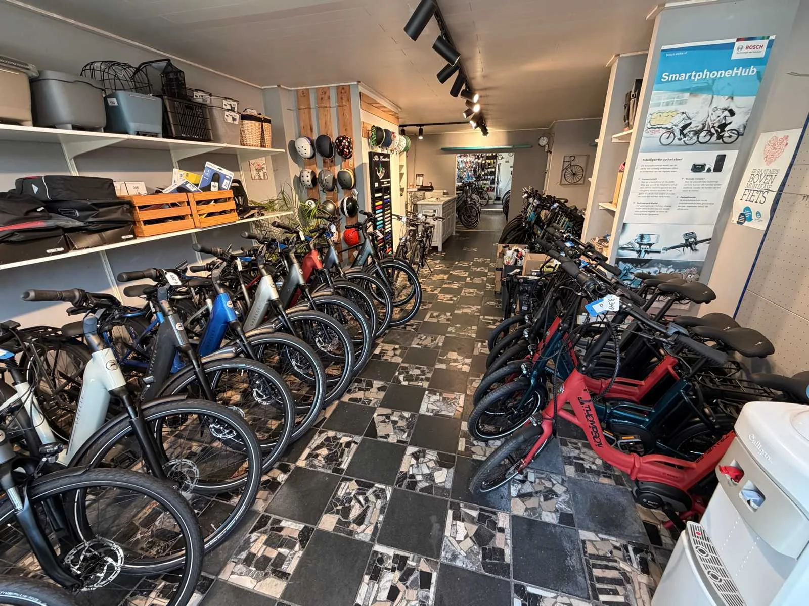 Fietsenspeciaalzaak gs wegens bedrijfsbeeïndiging