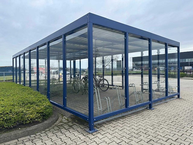 Fietsenstalling 9x4,5x2,5m - afbeelding 8 van  12