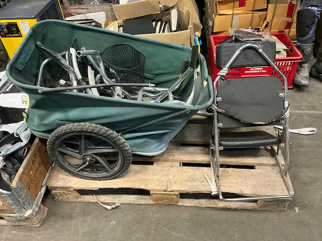 Fietskar met onderdelen - afbeelding 1 van  4