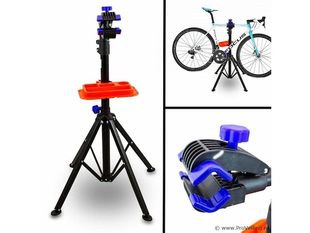 Fietsmontagestandaard / reparatiestandaard staal - afbeelding 1 van  5