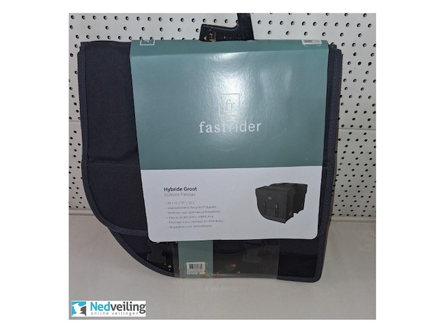 Fietstas merk fast rider grijs 35 liter (wvp 39,95) - afbeelding 2 van  3