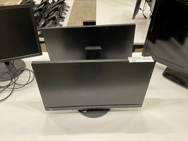 Fijitsu dy24-9t monitor (2x) - afbeelding 2 van  5