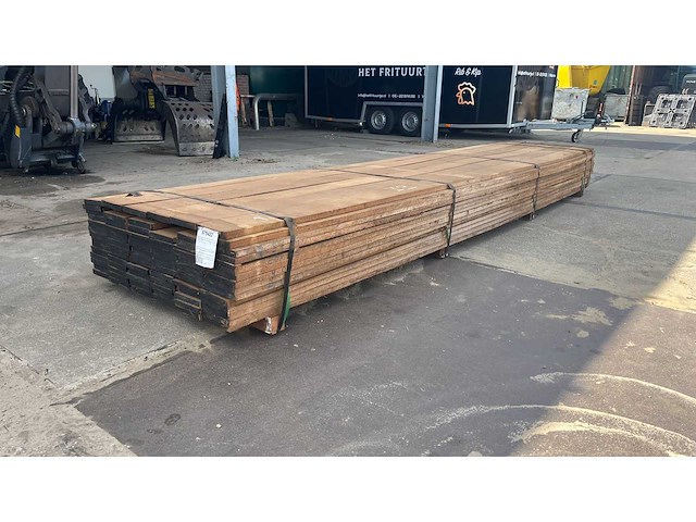 Fijnbezaagd 200cm - hardhout (147x) - afbeelding 1 van  14