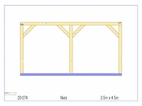 Fijnspar bijgebouw 4,5x3,5m - afbeelding 3 van  21