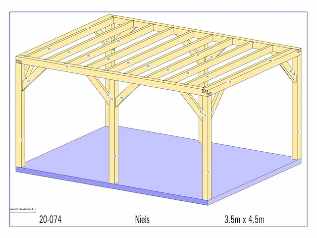 Fijnspar bijgebouw 4,5x3,5m - afbeelding 18 van  21