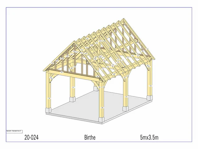 Fijnspar poolhouse 3,50 x 5,00 - afbeelding 10 van  14