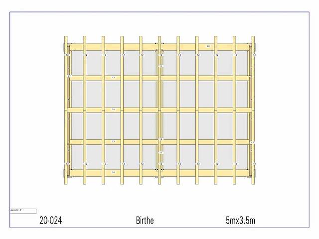 Fijnspar poolhouse 3,50 x 5,00 - afbeelding 14 van  14