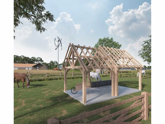 Fijnspar poolhouse 4x7 - afbeelding 1 van  11