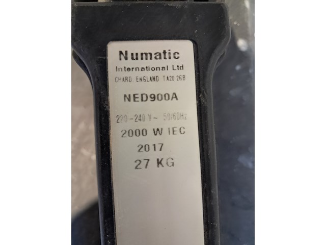 Fijnstofafscheider 230v numatic, ned 900 a, bouwjaar 2017 - afbeelding 4 van  14